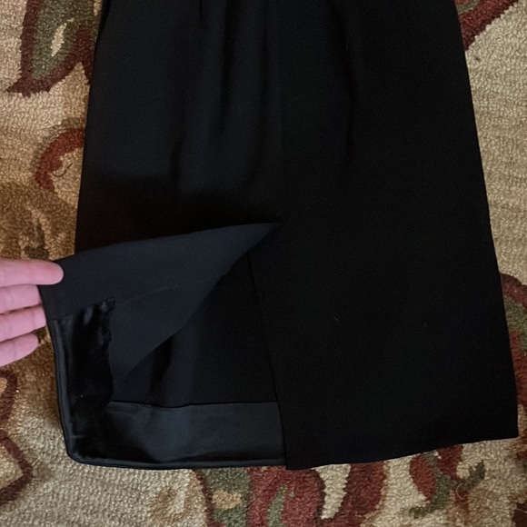 DIANE VON FURSTENBERG Size 4 Little-Black-Dress Stretchy Wool Elegant $599 NEW - Picture 13 of 16